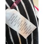 Delia's pullover shirt Striped Sexy Sheer Lace Top Black Pink Blouse Small Photo 4