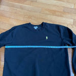 Love Streak  super soft cosy black Crewneck fleece sweatshirt Sz XL Photo 3