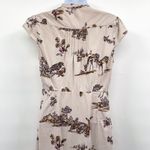 Anthropologie RARE Maeve Southward Stop Dress Deer Woodland Birds Animal Print 6 Photo 9