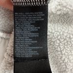 The North Face Mattea 1/2 zip pull over. Charcoal gray, white Sherpa lining Photo 3