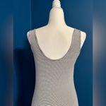 Guess Women’s Striped Midi Full Zip Front Tank BodyconDress Size M Photo 3