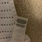 Garage White knitted halter top Photo 2