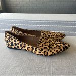 Steve Madden Feather Leopard Loafers Size 7 Genuine Calf Hair Flats Brown Photo 3