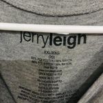 Jerry Leigh  Women T-Shirt Good Things Are Going To Happen‎ Crew Neck Gray Sz 2XL Photo 4