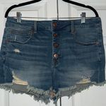 American Eagle  Hi-Rise Shortie Jean Shorts Photo 0