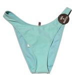 Forever 21 New  Women’s Aqua Blue Turquoise Bikini Bottoms Size Large NWT Photo 4
