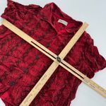 Urban Outfitters  Top‎ Womens Medium Red Snake Print Button Down Photo 7