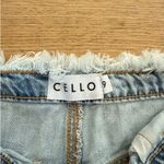 Cello Jeans Cello - Wide Leg Distressed Ripped Jeans in Light Wash Blue Photo 2