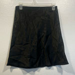 Babaton Aritzia  New Slip Denude Black Satin skirt 6 Photo 0