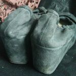 Restricted Shoes Suede Slip-On Platforms Photo 5