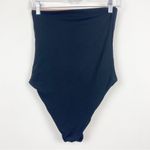 KYA SWIM Havana Reversible Strapless One Piece Bathing Suit Swim Black Tan Rose Size M Photo 5