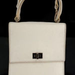 Neely & Chloe No 19‎ Mini Lady Bag White Saffiano Leather Crossbody Hand bag Photo 0