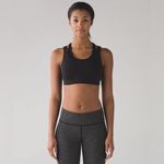 Lululemon  Glide & Stride Bra Black Size 4 Luxtreme Adjustable Photo 3