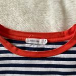 Mod Ref Mod Red Navy White Stripes Long Sleeve Top Photo 3