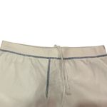 Steve & Barry's Vintage 80s Steve & Barry’s white with stripes velvet drawstring pants size M Photo 6