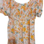 Sienna Sky  Floral Off-Shoulder Tie Front Dress – Size Small Photo 4