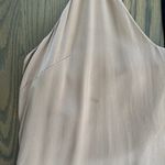 Lunya Washable Silk Slip Dress Light Otium Tan and Immersed Black Extra Large Photo 4