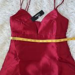 Lulus Women’s Glamourous Life Wine Red Sleeveless Mini Dress size Small Photo 4