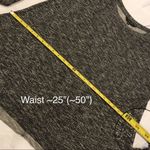 Grey Knit Marled Hacci Sidetail 3/4 Sleeve Size XXL Photo 3