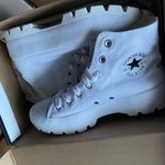 Converse White Lugged Boots Photo 9