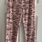 Tahari  Sport Women's Small Pink Camo Athletic Jogger Pants Casual Comfort Cozy Photo 0