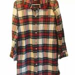Vineyard Vines  Holiday Plaid Flannel Sleep Shirt H26 Photo 0