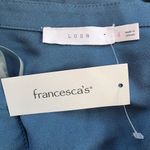 Lush Clothing NWT Francesca's Lush Blue Blouse (S) Photo 4