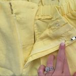FRNCH NWT  Yellow High Waisted Tie Belt Shorts M Photo 1