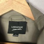 Lamarque Taupe Brenda Leather Moto Jacket S Photo 4