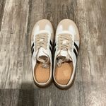 White and Beige Sneakers with Black Stripes EU Size 40=US Size 9 Photo 7