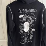 Spirited Away 2001 black chain hoodie size small Photo 7