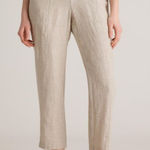 Quince  100% european linen tapered pants- S Photo 0