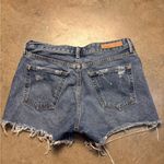 GRLFRND  Light Blue Denim distressed Jean Shorts Helena size: 26 Photo 5