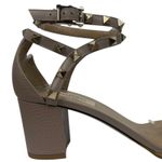 Valentino Garavani 60mm Rockstud Ankle Wrap Leather Sandal Pink Size 38 Photo 10