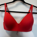 Victoria's Secret  T-Shirt‎ Lightly Lined Wireless Bra Cherry Red Smooth 36D Photo 0