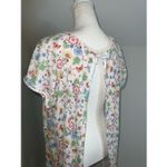 Vintage MuMu Button Down Coverup Robe Nightgown M/L Pink Size L Photo 6