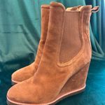 Veronica Beard  Carmel suede wedge boots size 10 Photo 4