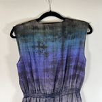 Reiss Mirte Silk V-neck Maxi Dress Size 6 Blue Tie Dye Batik Chiffon Silk Photo 10