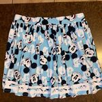 Disney Mickey Mouse Comic Print Mini Skater Skirt in Light Blue - size 2 (18/20) Photo 5