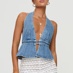 Princess Polly  denim top Photo 0