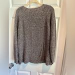 Pink Clover  Heathered Brown Crew Neck Sweater Photo 3