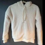Cozy Winter White Sherpa Hoodie size Small Photo 0