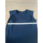 Uniqlo  Sleeveless Top Blouse Navy Blue Size Small Photo 3