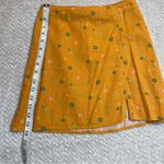 Abound ‎ Orange Asterisk Linen Blend Mini Skirt Women Size XS Photo 5