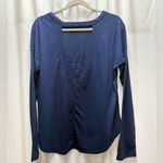 Fanatics Navy New York Yankees Core Boat Neck Long Sleeve T-Shirt wns M NWT Photo 1