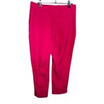 ZARA  Hot Pink Trouser Size 10 Straight Crop‎ Dress Pant Photo 5