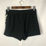Very J NEW Boutique  Black Lace Up Side Drawstring Shorts M Photo 21