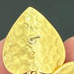 Kate Spade New York Worn Gold Metal Petal Drop Earrings 21g. Photo 10