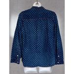 Madewell  Polka Dot Boyfriend Chambray Denim Shirt Size Small EUC!! Photo 1