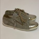 AGL, Metallic Cap Toe Zip Sneaker size 8/38 A17 Gray Photo 5